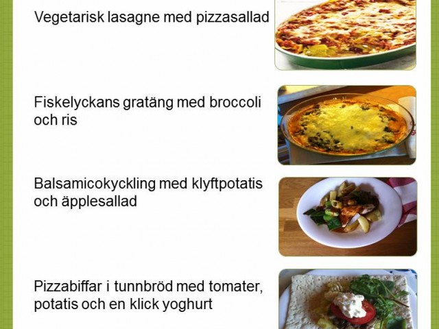 Nu är middagskorgen igång igen!